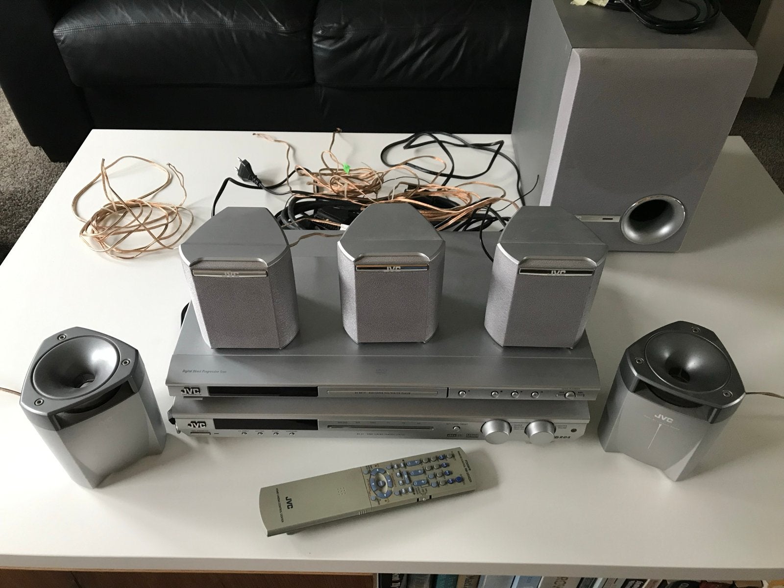 JVC Home Cinema Set met DVD-speler en 5.1 Luidsprekers, Ophalen, Gebruikt, JVC, 5.1-systeem