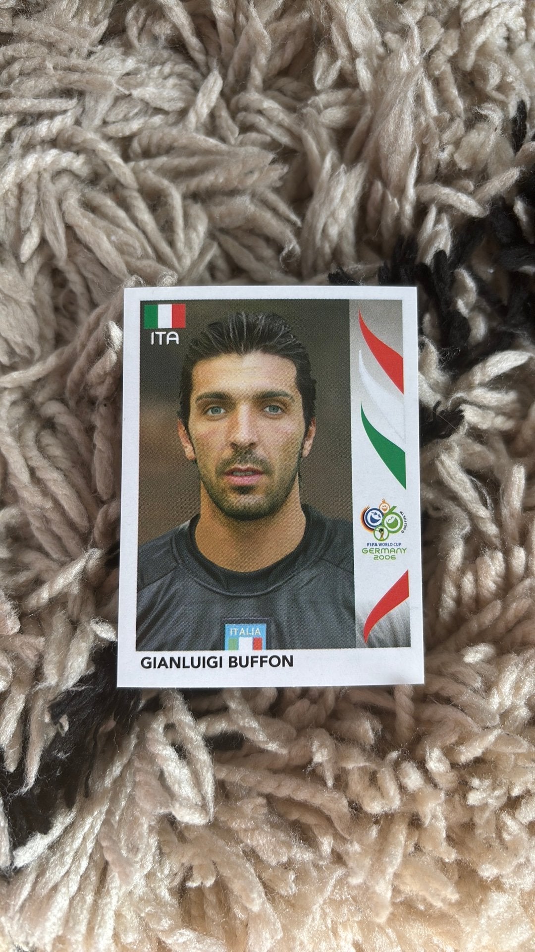 Panini plaatje 2006 buffon italie, Verzenden, Zo goed als nieuw, Buitenlandse clubs, Poster, Plaatje of Sticker