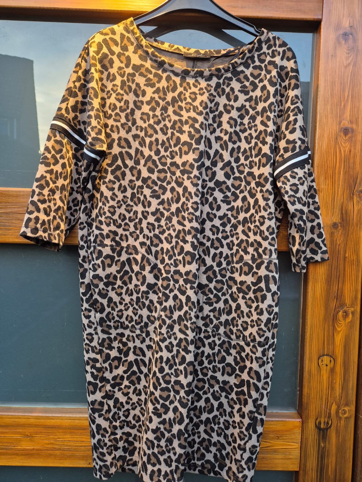 Dayz jurk S, Maat 38/40 (M), Bruin, Ophalen of Verzenden, Zo goed als nieuw