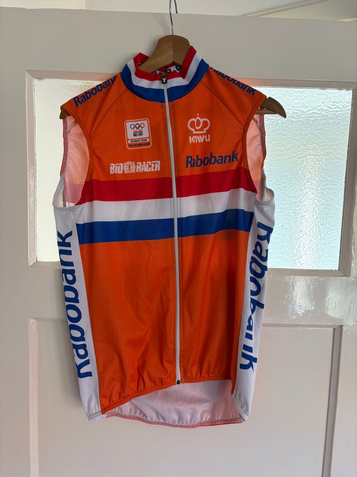 Bioracer Rabobank Nederland windvest maat L, Gebruikt, Heren, Ophalen of Verzenden, L