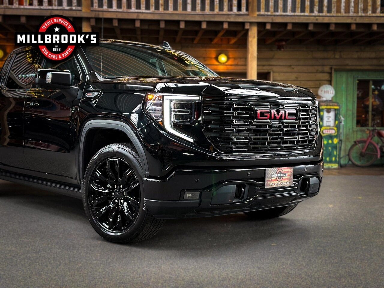 GMC Sierra Denali 6.2L V8 | BTW Auto | Zakelijke Lease | 4x4, Automaat, 4 stoelen, Zwart, Leder