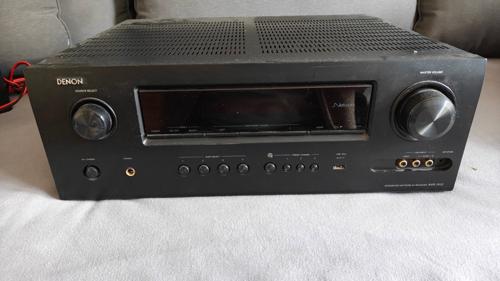 Denon AVR-1912 AV Receiver met afstandsbediening, Ophalen, Gebruikt, 120 watt of meer, Denon