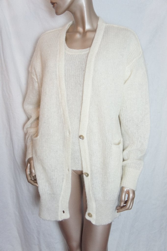 AMERICAN VINTAGE set valt als mt XL BEBE ALPACA , KID MOHAIR, -, Verzenden, -, Maat 46/48 (XL) of groter