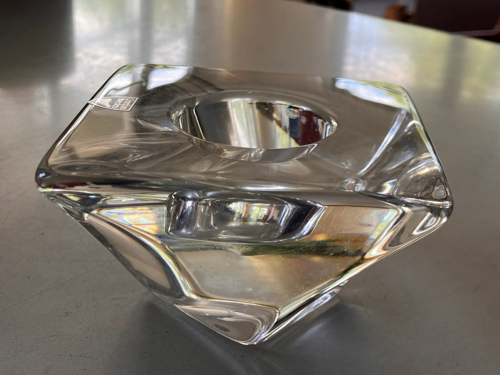 ORREFORS waxinelichtje : Tornado, Ophalen of Verzenden, Glas
