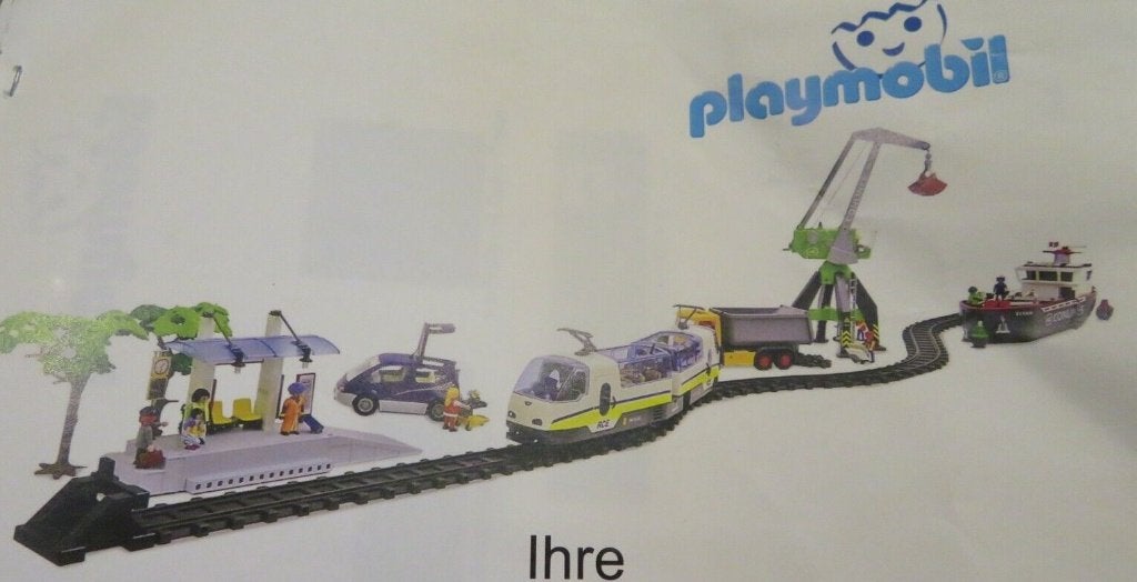 Playmobil 87330 display modeltrein deko uitbreidingsset, Overige merken, Gelijkstroom, Rails, Ophalen of Verzenden