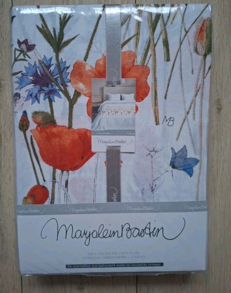 Prachtig Dekbedovertrek Marjolein Bastin Bloemen Nieuw!, Dekbedovertrek, Katoen, Marjolein Bastin, Ophalen of Verzenden