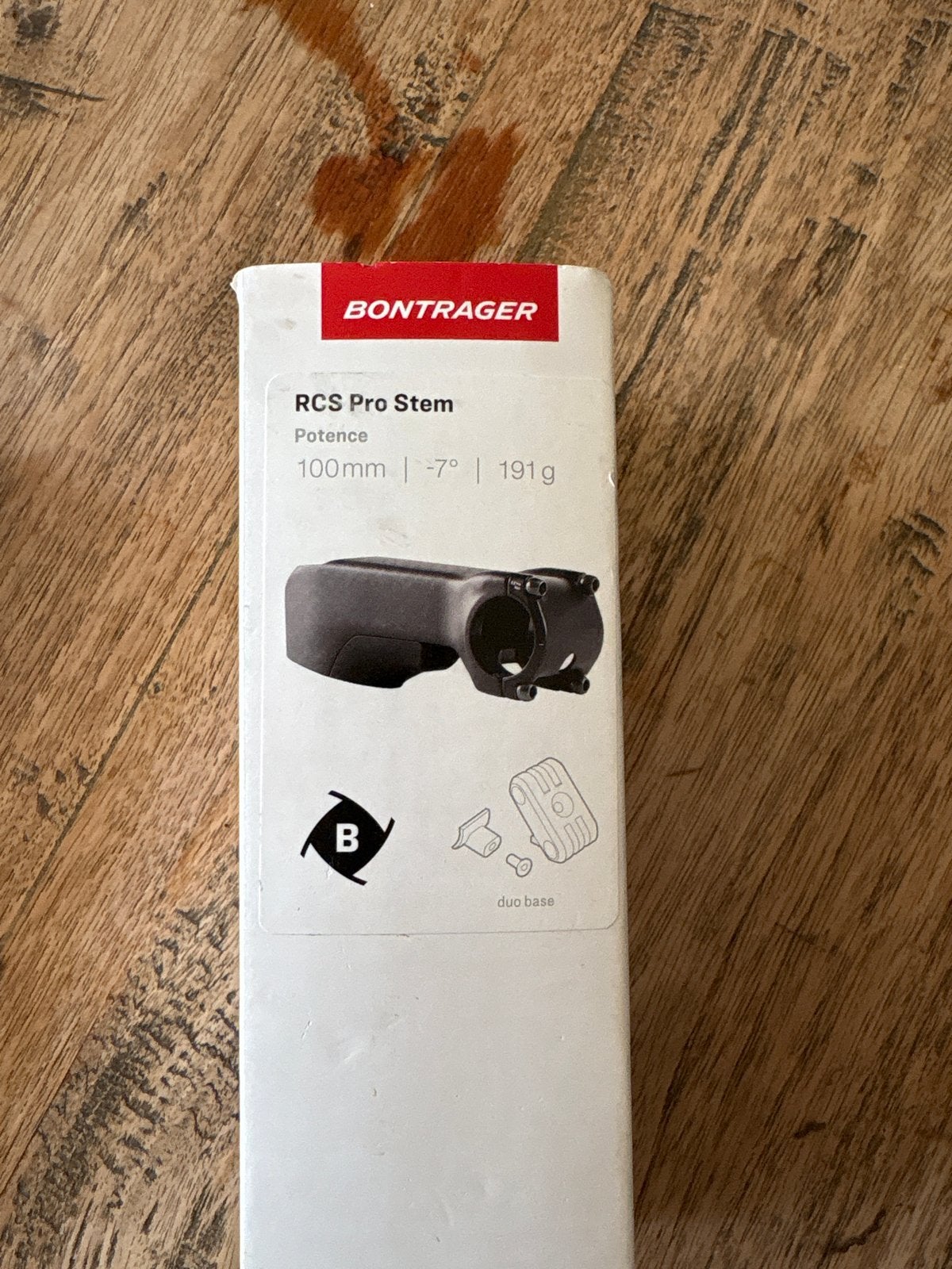 Bontrager RCS Pro Stem -7graden 100mm, Stuur, Nieuw, Ophalen of Verzenden, Aluminium