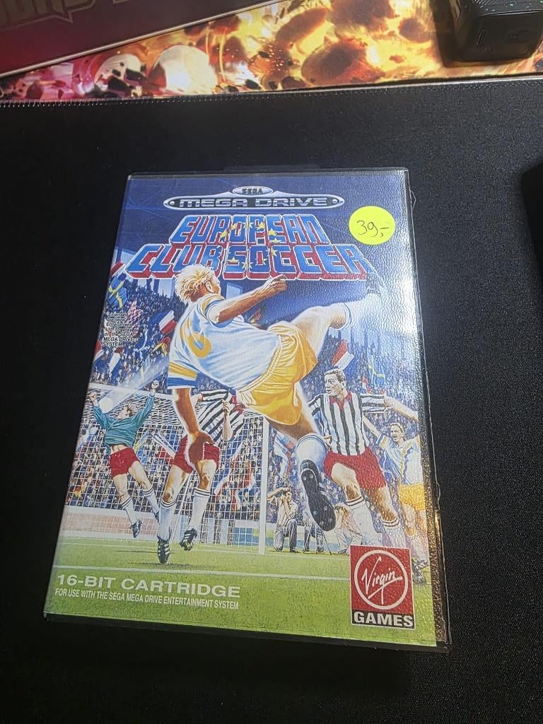 Sega Megadrive (PAL) - European Club Soccer, Gebruikt, 1 speler, Ophalen of Verzenden, Vanaf 3 jaar