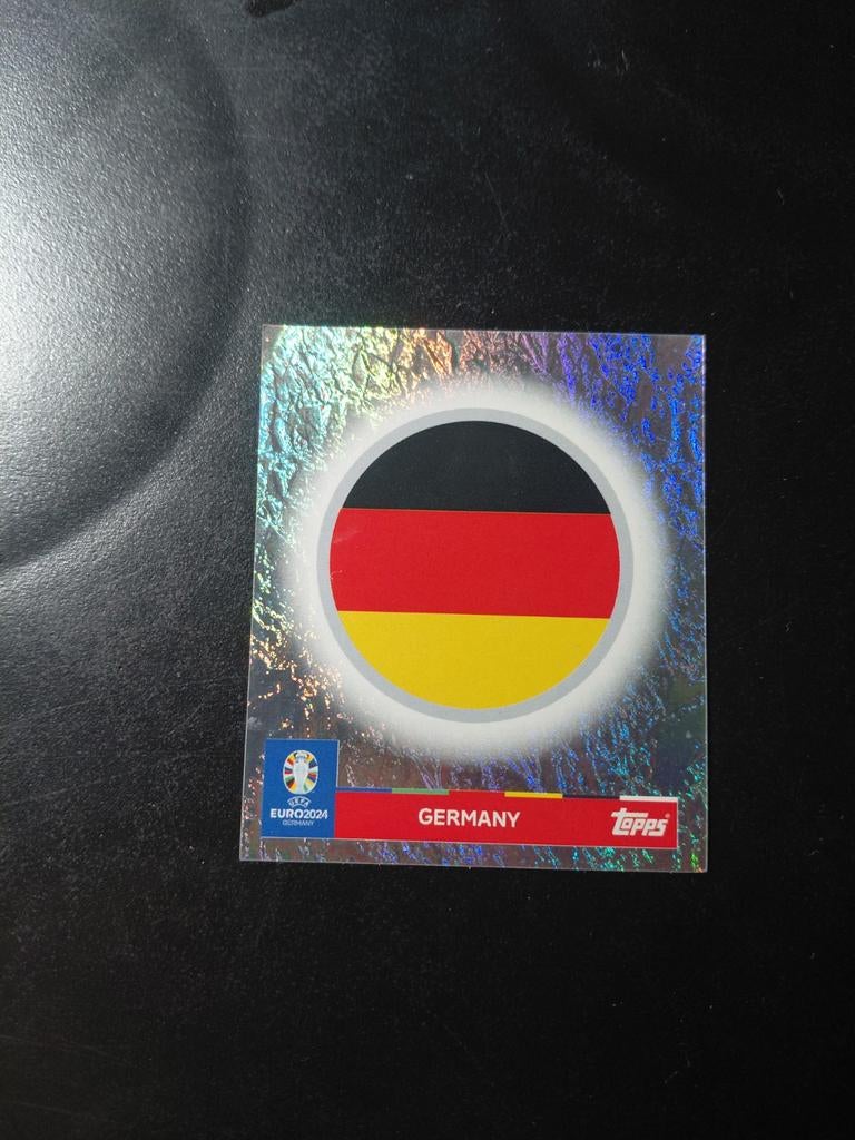 Duitsland logo (topps ek 2024), Ophalen of Verzenden, Nieuw, Buitenlandse clubs, Poster, Plaatje of Sticker