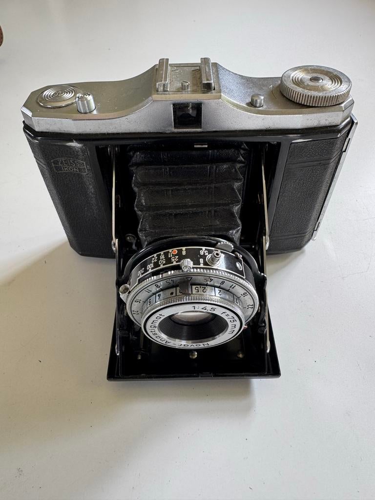 Zeiss Ikon Novar-Anastigmat 1:4.5 f=75mm Balgcamera, Ophalen, Gebruikt, Compact, Overige Merken