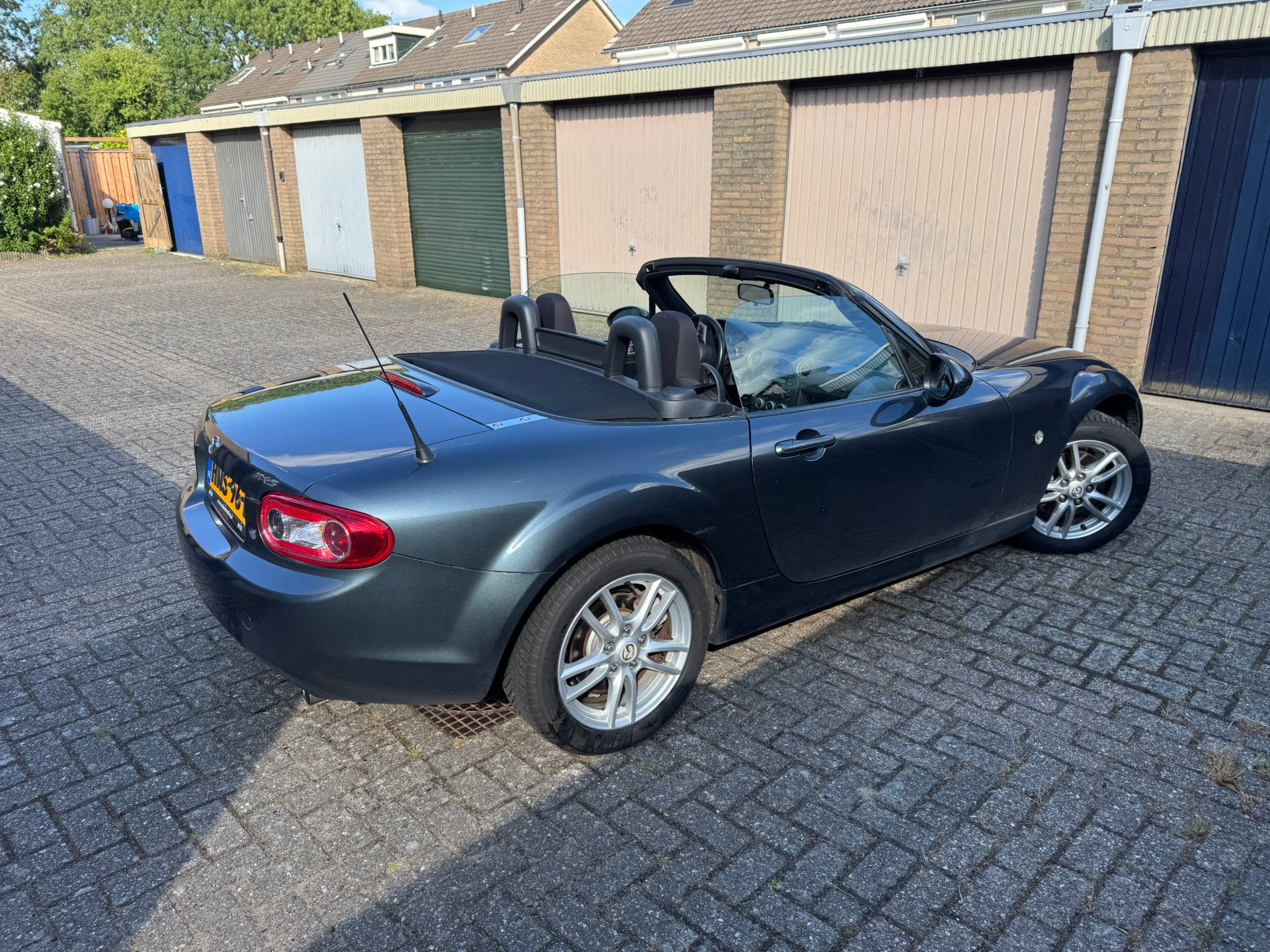 Mazda MX-5 1.8 Touring 2010 Metropolitan Grey, Auto's, Euro 5, Zwart, 4 cilinders, Cabriolet