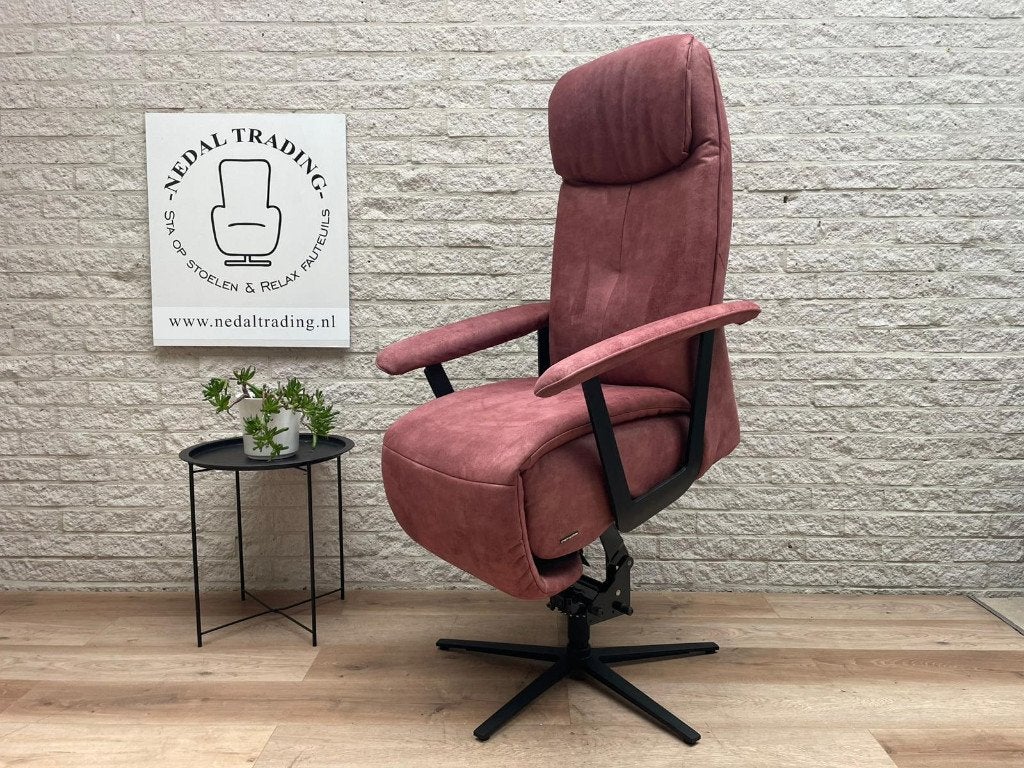 Himolla XL sta op stoel relax fauteuil draaibaar stoel ACCU, N, N, Minder dan 75 cm, Ophalen of Verzenden