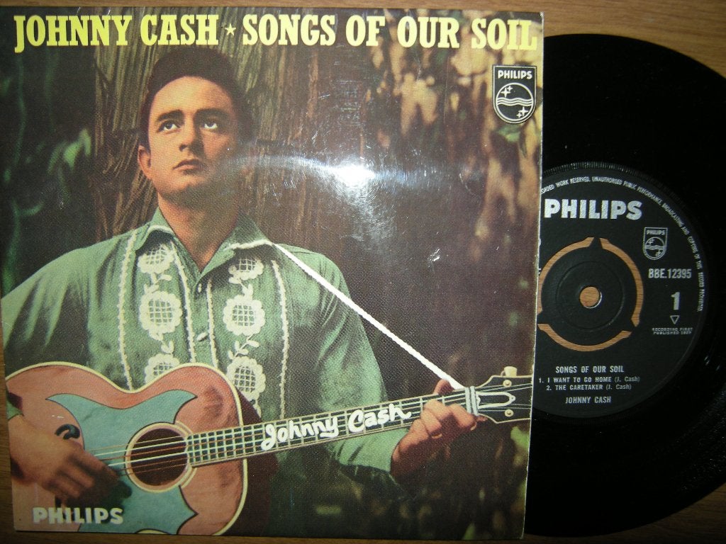 Johnny Cash (Songs Of Our Soil) ep., Gebruikt, 7 inch, Ophalen of Verzenden, EP