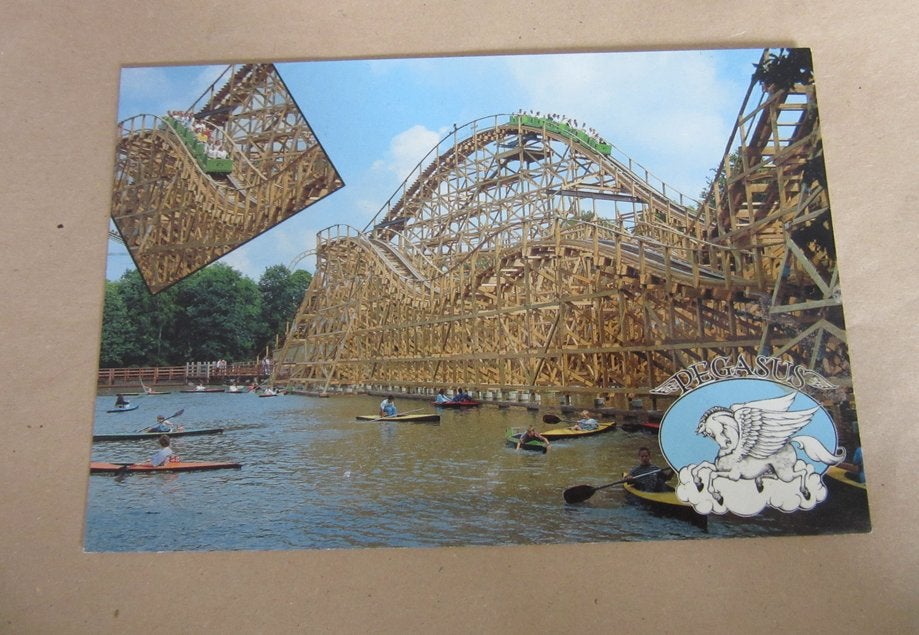 Efteling ansichtkaart Pegasus, Verzenden, Zo goed als nieuw, Overige typen