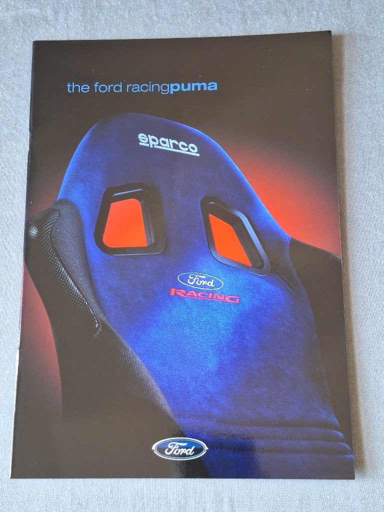 Brochure FORD RACING PUMA - 1990 Engels, Boeken, Verzenden, Zo goed als nieuw, Ford