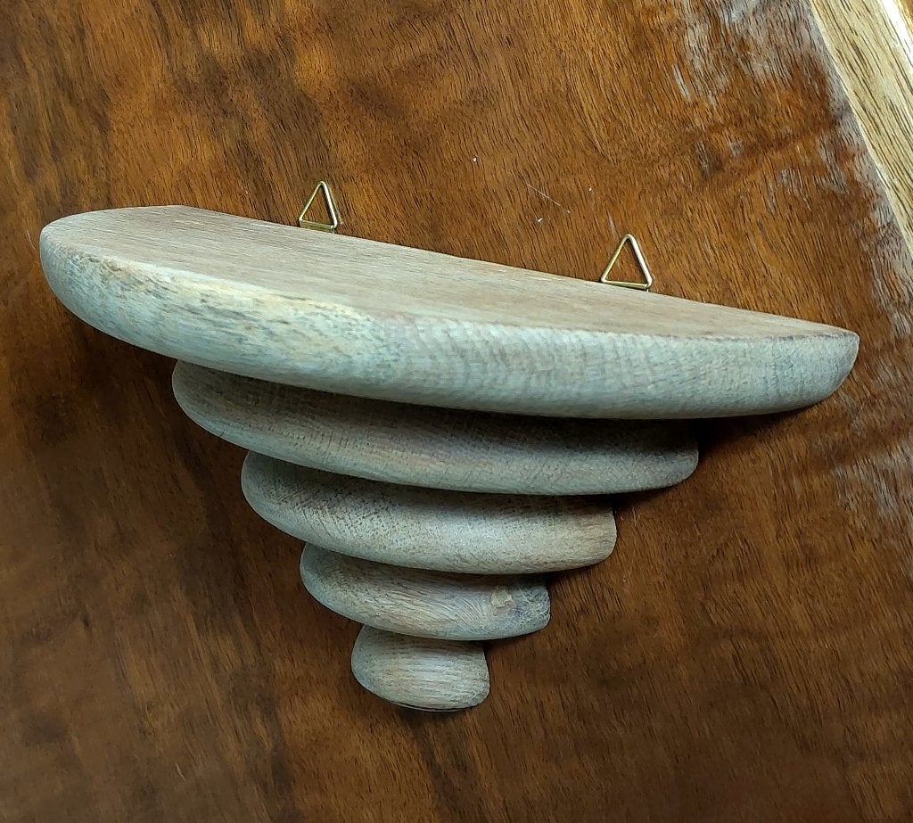 muurconsole / wandplankje hout brocante, vintage, Ophalen of Verzenden