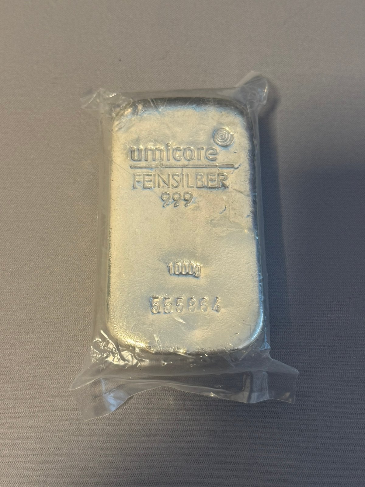 1kg zilverbaar Umicore LBMA, Postzegels en Munten, Ophalen, Zilver