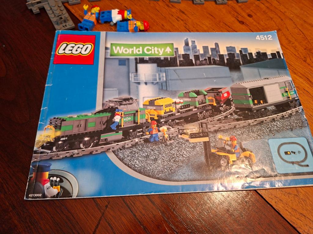 LEGO TREIN 4512 GOEDERENTREN COMPLEET, Kinderen en Baby's, Speelgoed | Duplo en Lego, Lego, Ophalen of Verzenden, Complete set