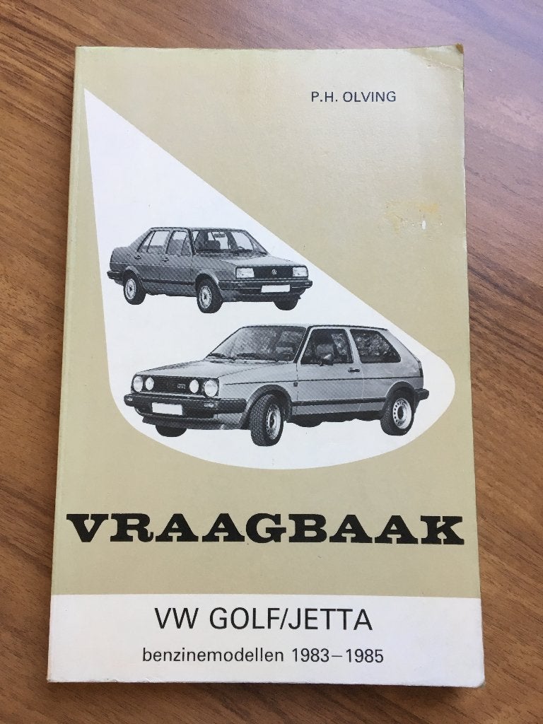 Vraagbaak Volkswagen Golf, Volkswagen Jetta benzine 1983-85, Ophalen of Verzenden