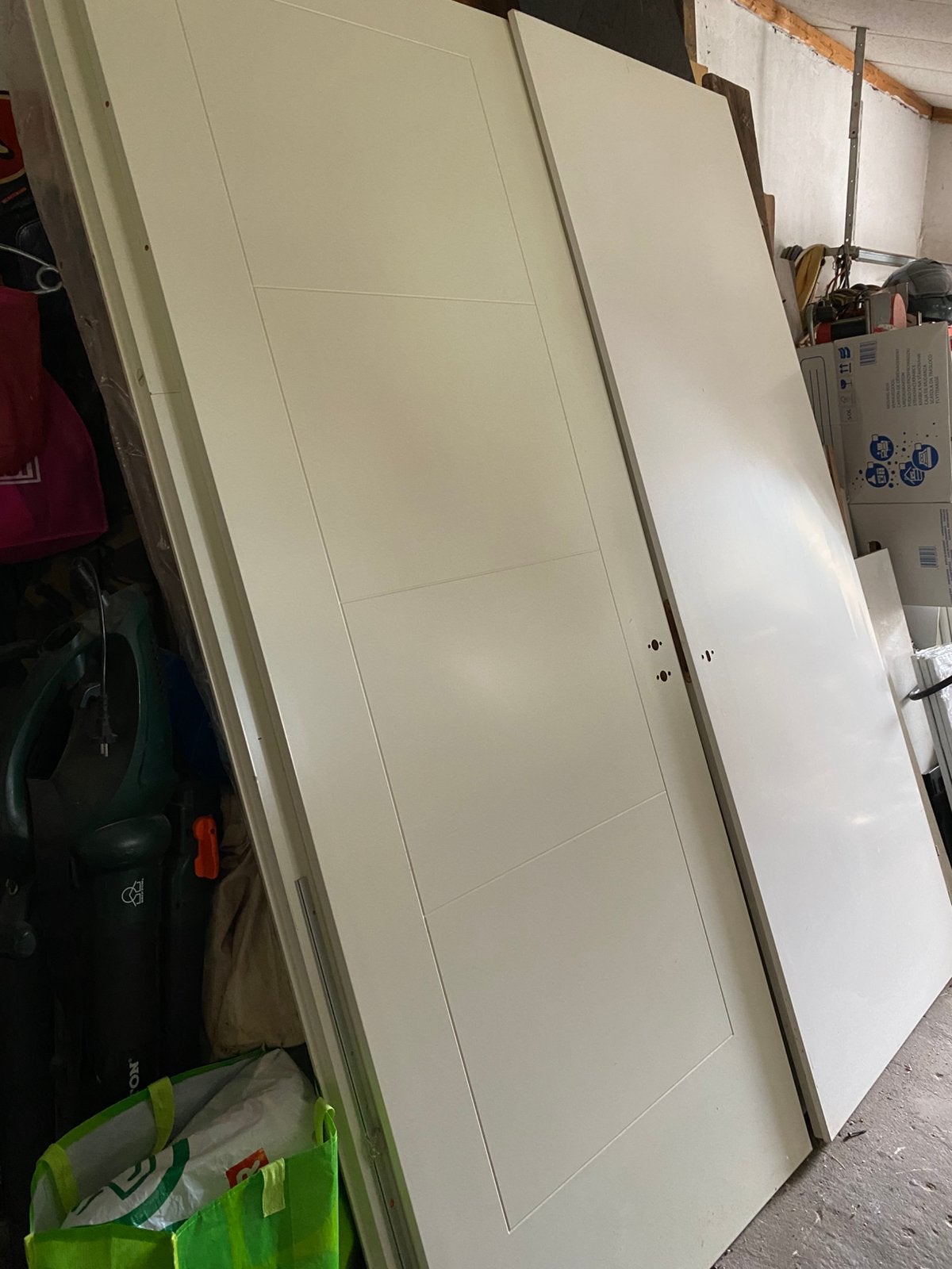 Opdekdeuren ong 231x90 GRATIS, Ophalen, 50 tot 100 cm, Zo goed als nieuw, Minder dan 100 cm