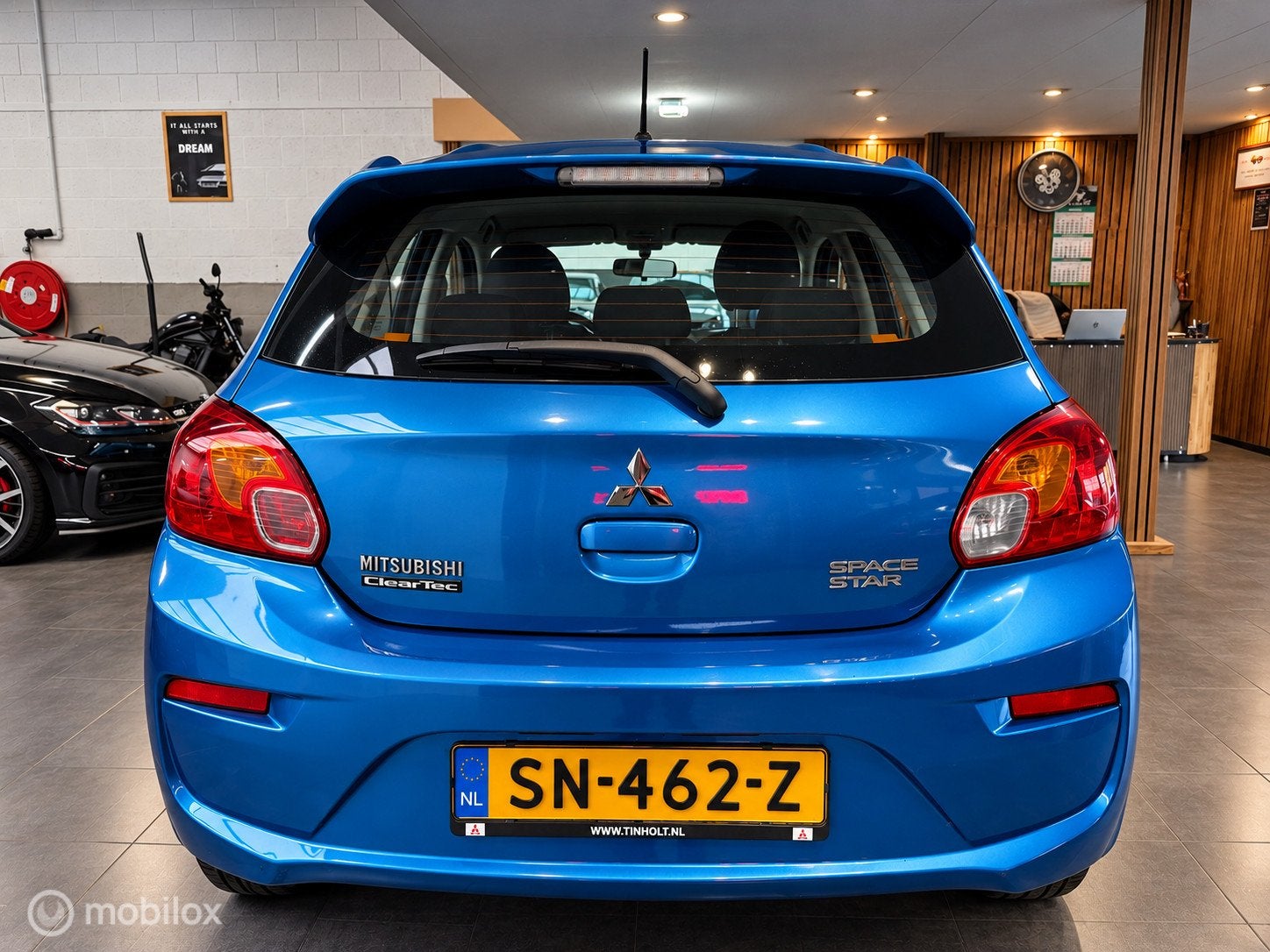 Mitsubishi Space Star 1.0 Intense I AUTOMAAT I ORG NL AUTO, Auto's, Gebruikt, Euro 6, 840 kg, Blauw