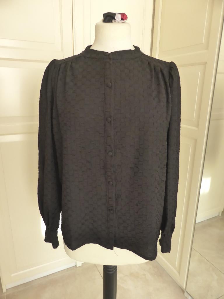 Zwarte blouse Lofty Manner maat L, Maat 38/40 (M), Ophalen of Verzenden, Zo goed als nieuw, Zwart