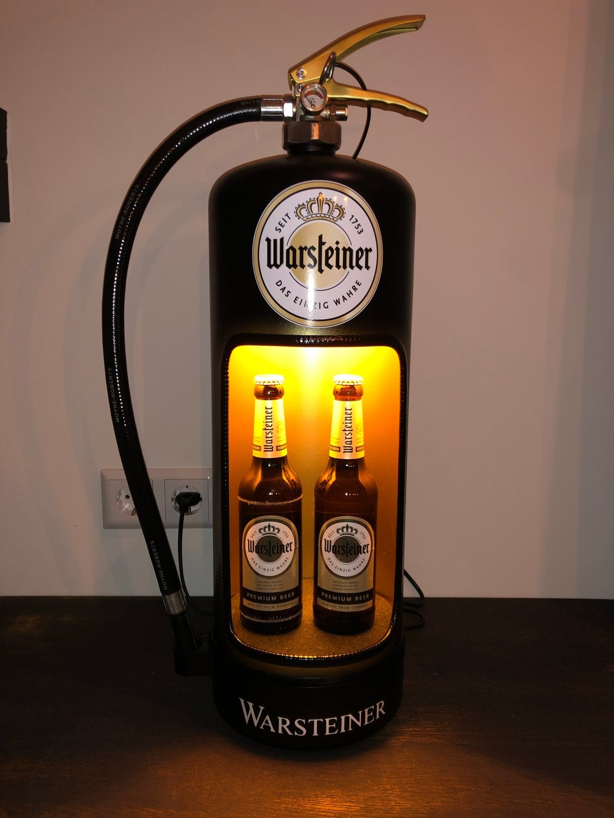 Warsteiner Bierfles Display - Uniek Design, Ophalen, Gebruikt