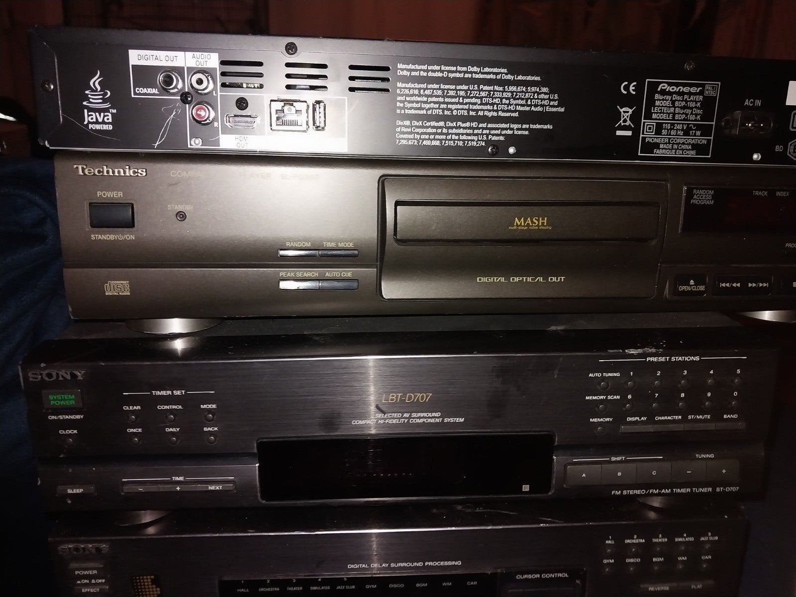 Technics CD-speler & Sony LBT-D707 los ook tekoop, Ophalen of Verzenden, Gebruikt, Sony