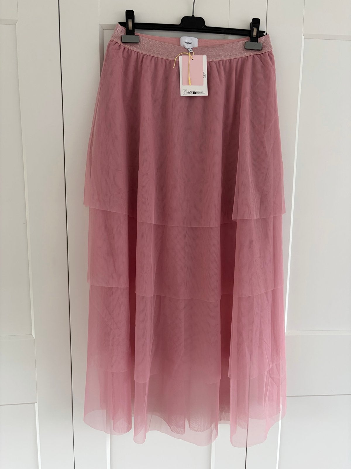 Nieuwe Nümph voile rok met kaartjes - Maat 40, Maat 38/40 (M), Nieuw, Ophalen of Verzenden, Roze