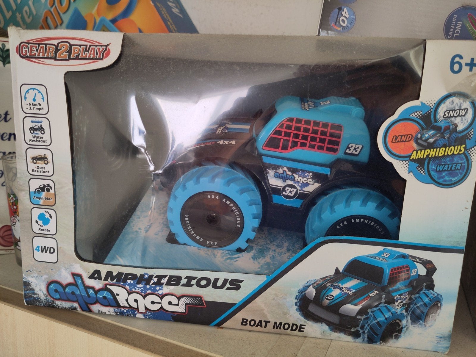 bestuurbare auto (land water sneeuw), Ophalen of Verzenden, Zo goed als nieuw