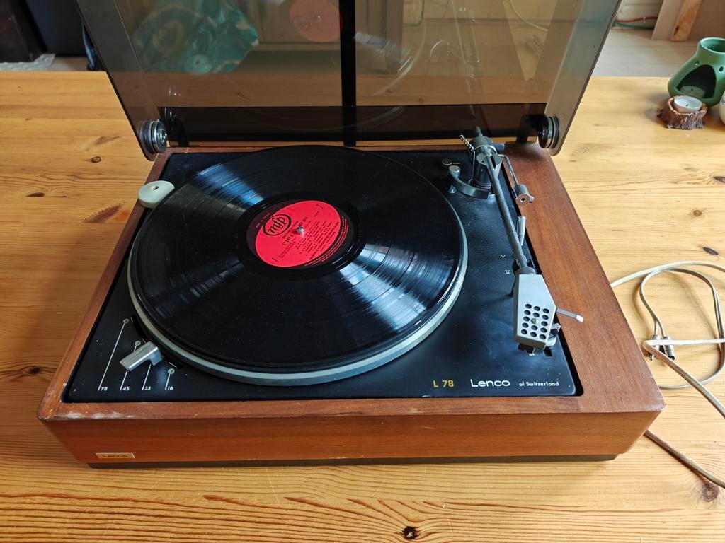 Mooie staat Lenco L78 vintage platenspeler uit Zwitserland, Ophalen, Overige merken