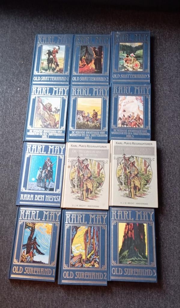 Twaalf boeken totaal, 4 delen (1 deel bevat 3 boeken) condit, Ophalen of Verzenden, Gelezen