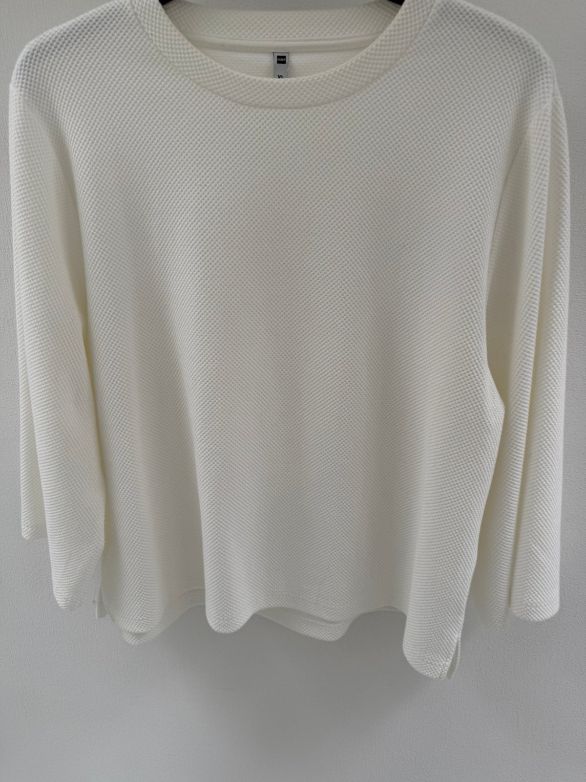witte trui : Hema XL (maat 48) - 55% katoen - zijsplitje, Kleding | Dames, Wit, Trui of Vest, Ophalen of Verzenden, Zo goed als nieuw