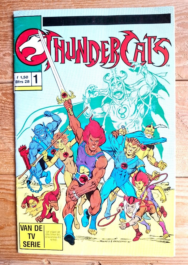 Thundercats strip #1 🔥 vintage ~ jaren 80/90, Eén stripboek, Ophalen of Verzenden, Gelezen