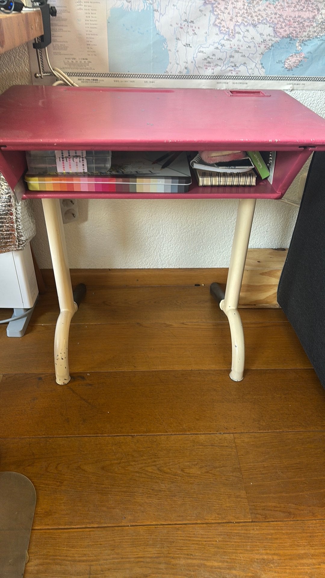 BasischoolTafel & Stoel, 50 tot 100 cm, Ophalen of Verzenden, Zo goed als nieuw, 25 tot 50 cm
