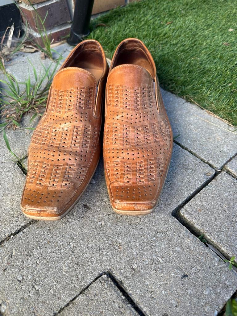 Lido Marinozzi Vintage Schoenen - Maat 43, Ophalen of Verzenden, Gedragen, Bruin, Loafers