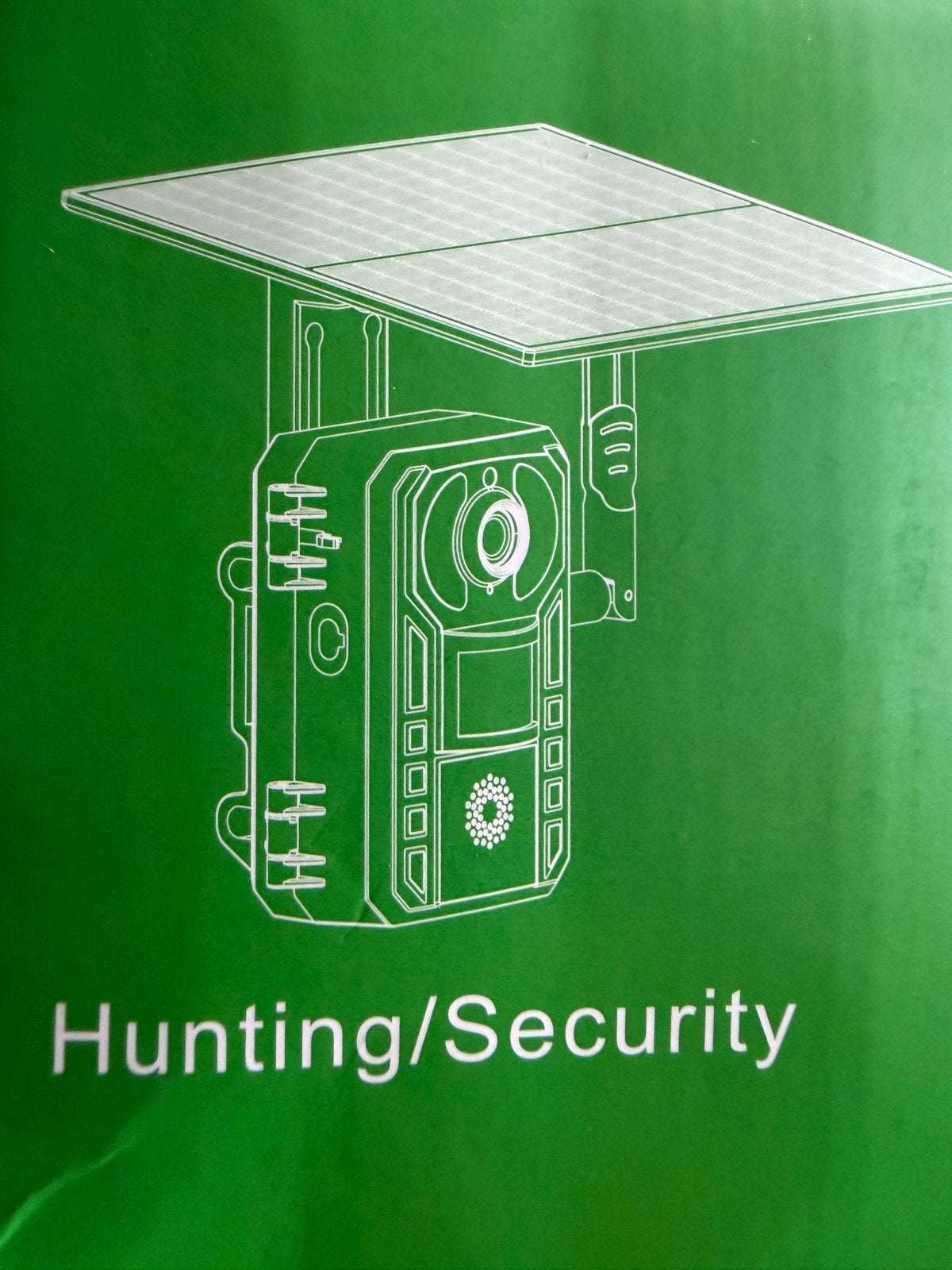 4g Wildcamera met zonnepaneel, Ophalen of Verzenden, Nieuw, Buitencamera