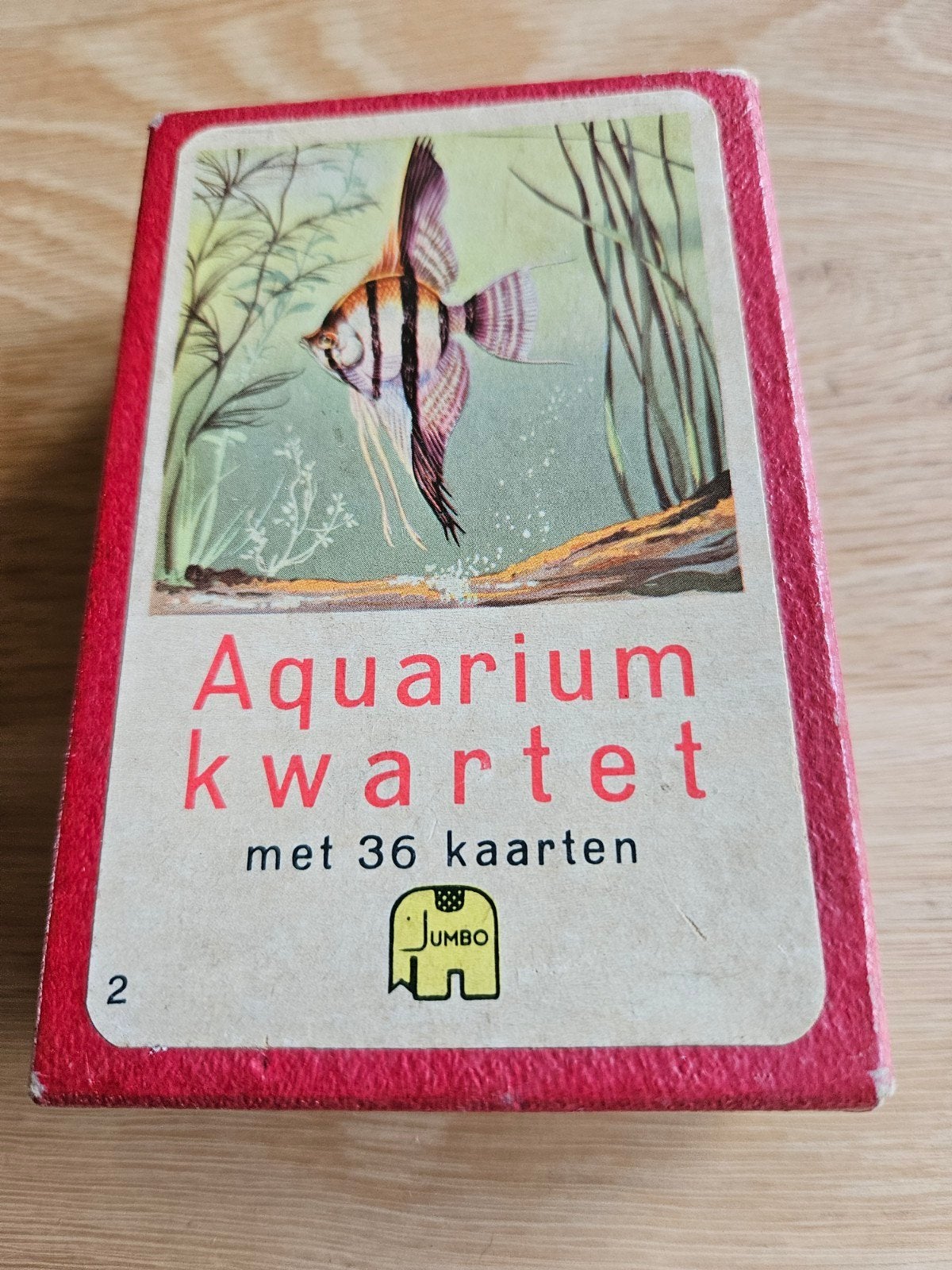 Vintage Jumbo Aquarium Kwartetspel, Ophalen of Verzenden, Gebruikt, Kwartet(ten)