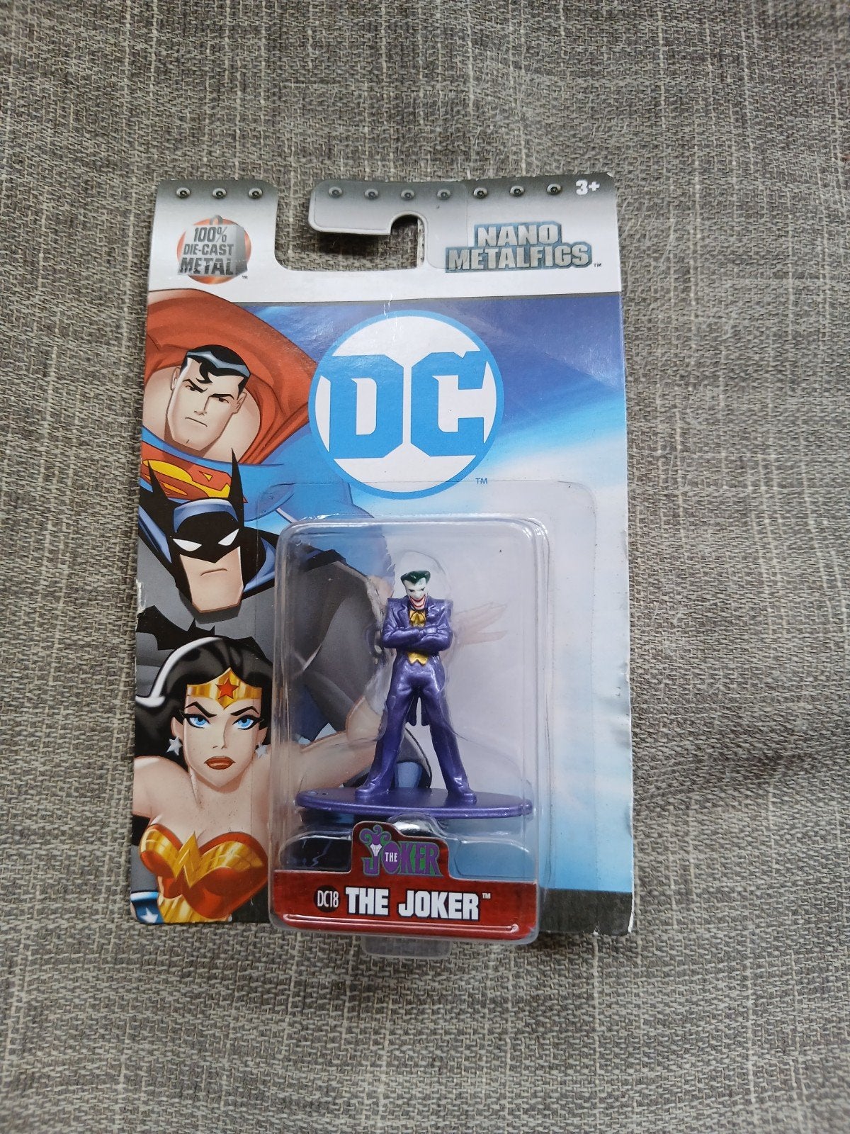 DC Nano Metalfigs The Joker DC18 - Nieuw in verpakking, Kinderen en Baby's, Ophalen of Verzenden