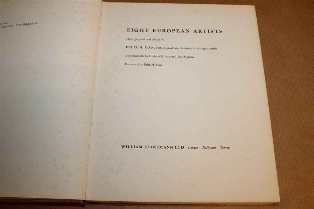 8 European Artists — Picasso, Matisse, Chagall e.a. 1954, Boeken, Ophalen of Verzenden, Gelezen