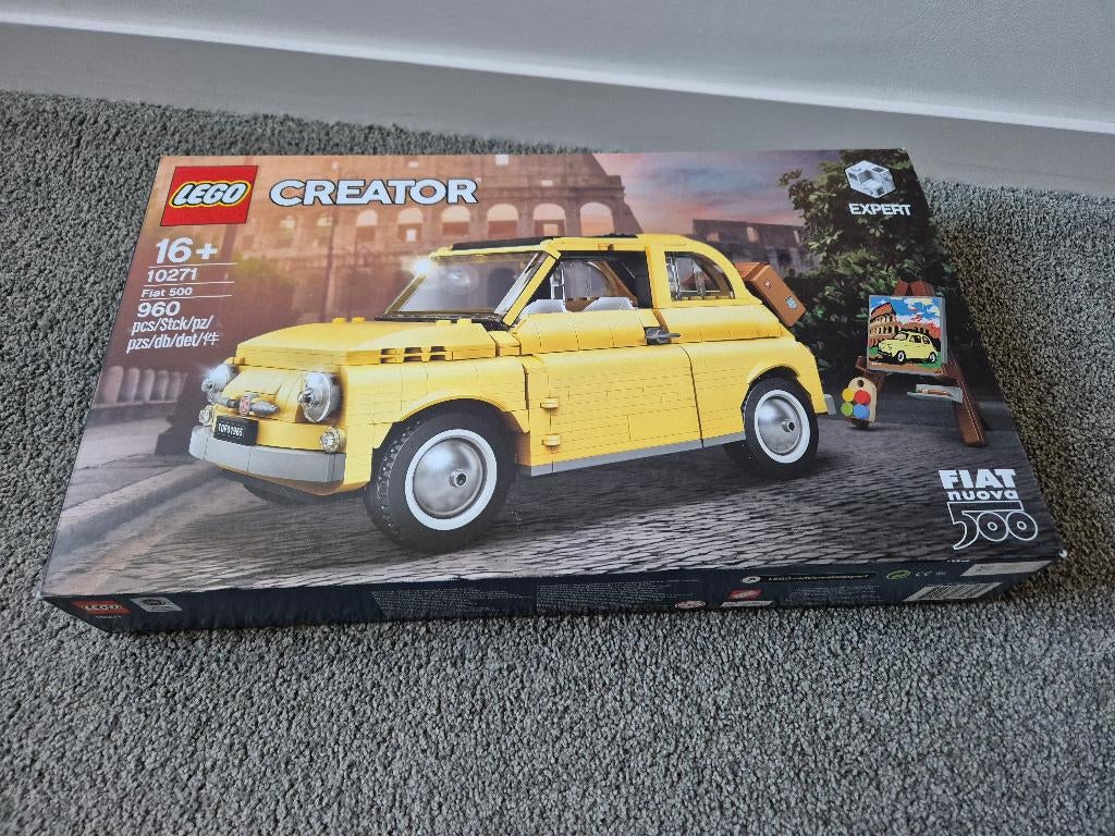 Fiat 500 (10271), Ophalen, Lego, Nieuw, Compleet