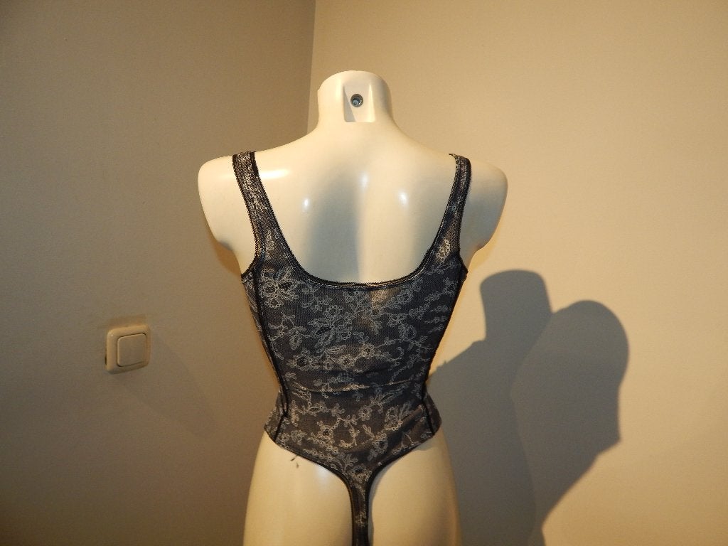 Wolford corrigerende stretch body in print mooi EU 38, Wolford, Verzenden, Meerkleurig, Body of Korset