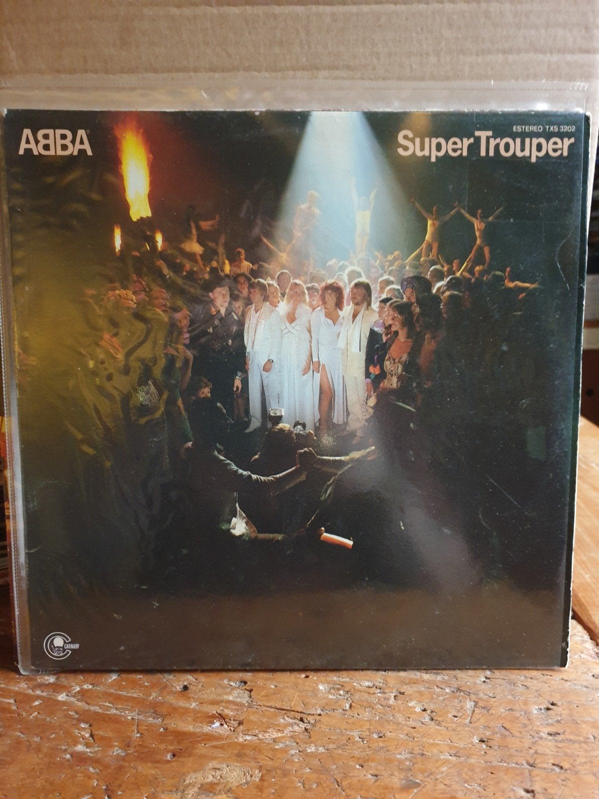ABBA - Super Trouper (1), Cd's en Dvd's, Vinyl | Pop, Ophalen of Verzenden, Gebruikt, 12 inch, LP