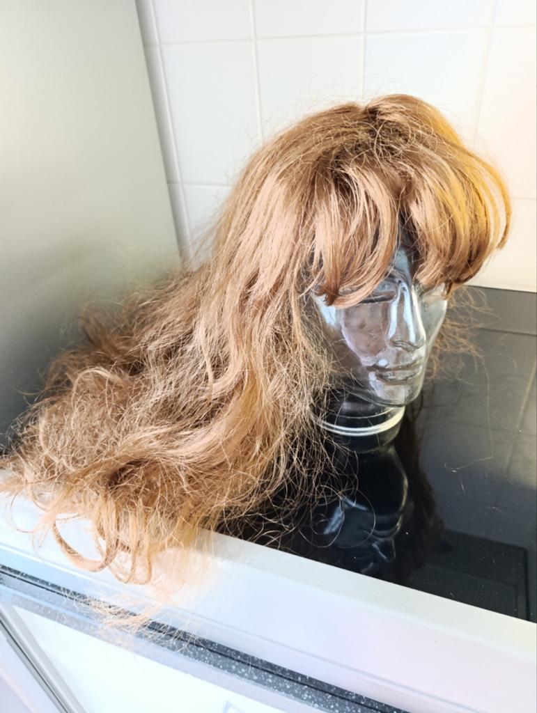 Pruik, Sieraden, Tassen en Uiterlijk, Uiterlijk | Haarverzorging, Verzenden, Zo goed als nieuw