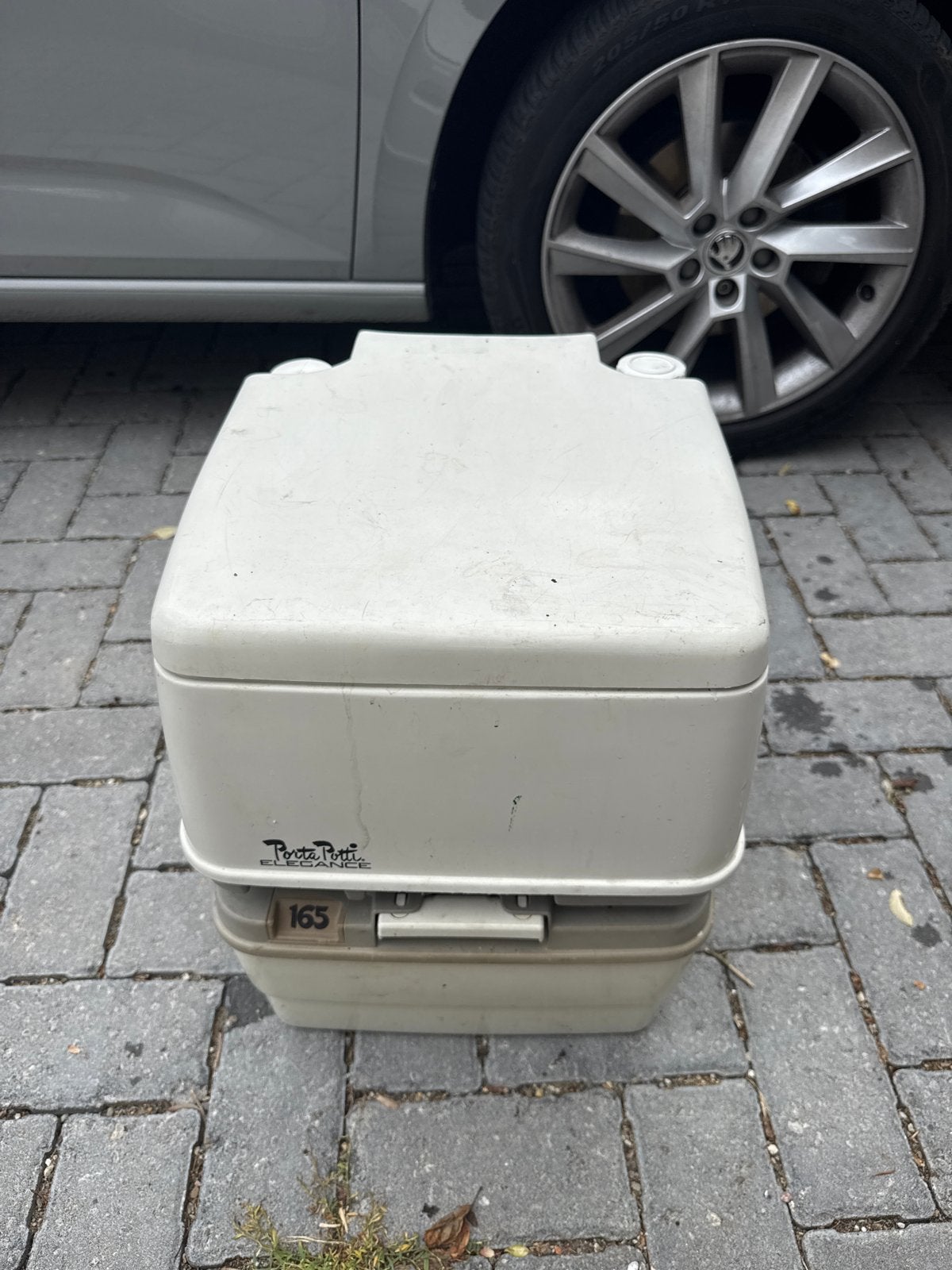 Thetford Porta Potti 165 draagbaar toilet, Caravans en Kamperen, Ophalen, Gebruikt