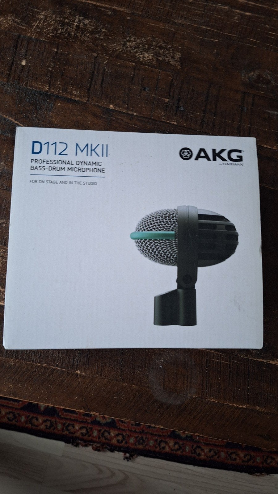 AKG D112 MKII basdrum microfoon, Muziek en Instrumenten, Microfoons, Ophalen of Verzenden, Zo goed als nieuw, Instrumentmicrofoon