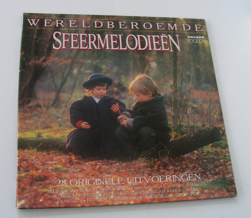 Dubbel-LP Wereldberoemde Sfeermelodieën, Gebruikt, Inclusief binnenhoes, Ophalen of Verzenden, Pop
