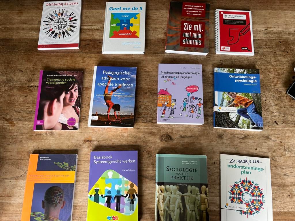 Diverse studieboeken HBO opleiding Social Work, Boeken, Studieboeken en Cursussen, Ophalen of Verzenden, Alpha, Zo goed als nieuw