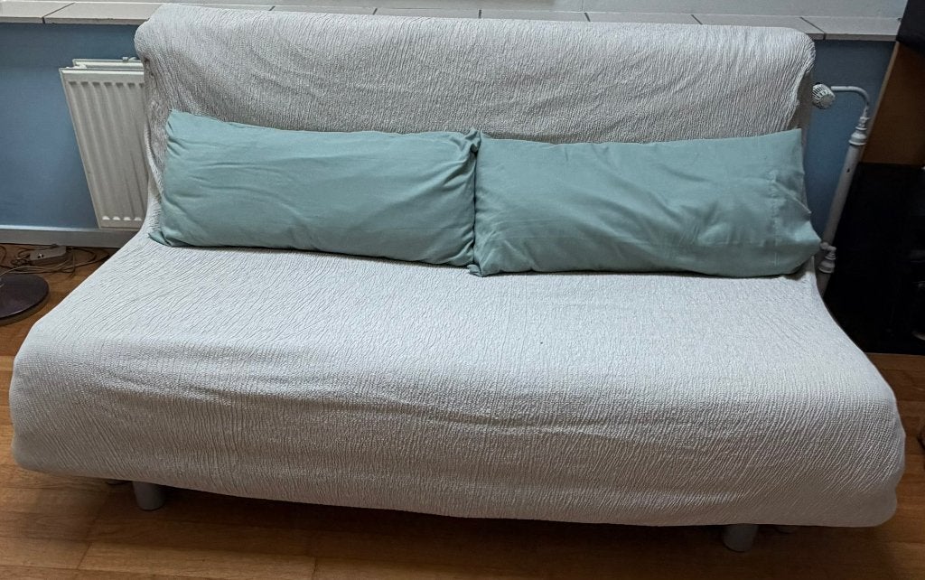 Ligne Roset Multy slaapbank, Ophalen, Gebruikt, Geel, Tweepersoons