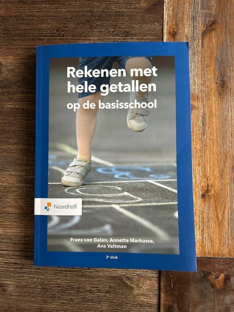 Rekenen met hele getallen op de basisschool, Boeken, Studieboeken en Cursussen, Zo goed als nieuw, Noordhoff Uitgevers, Beta, HBO